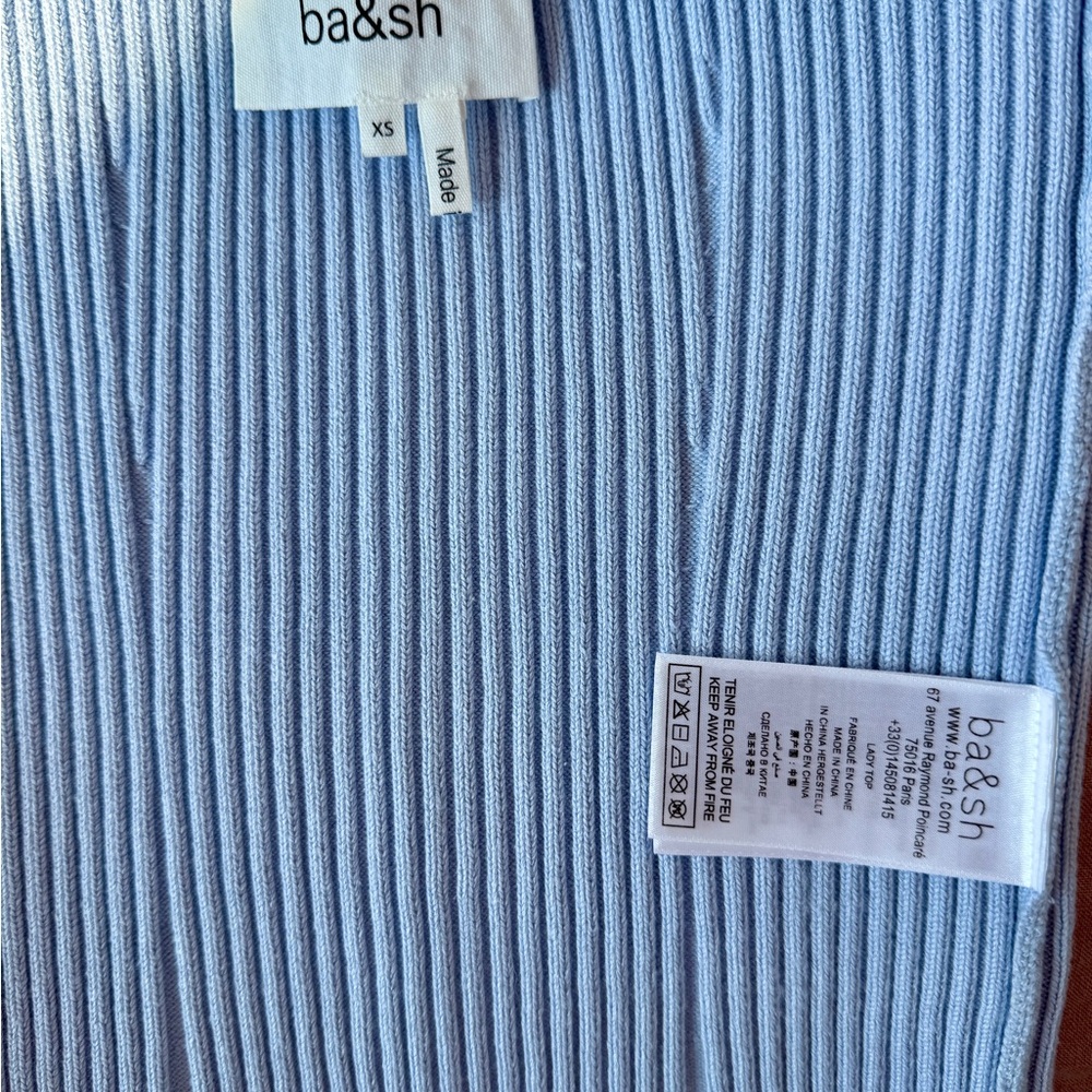 Ba&sh Ribbed Strapless Top - Picture 3 of 3